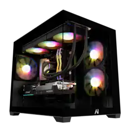 Andromeda Insights - AI Gaming PC Spectra | AMD Radeon RX 9070 XT | Ryzen 7 7800X3D (5.0 GHz Turbo) | 32GB DDR5 | 1TB Gen4 SSD - Black