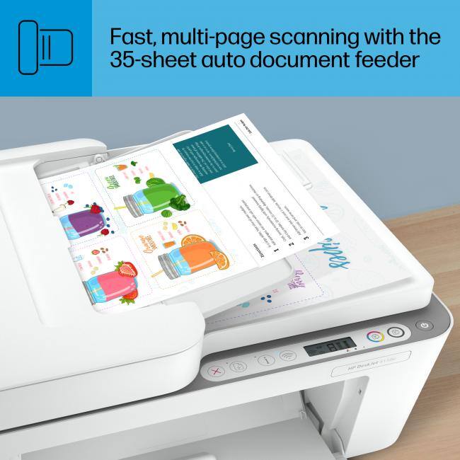 Fast, multi-page scanning with the 35-sheet auto document feeder