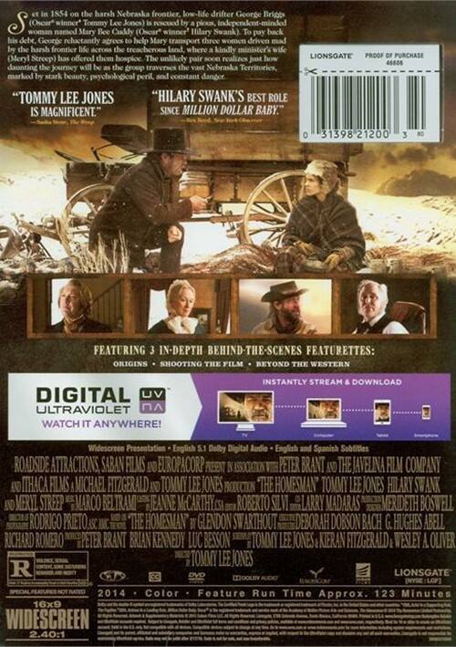 Alt View 1. The Homesman   - DVD.