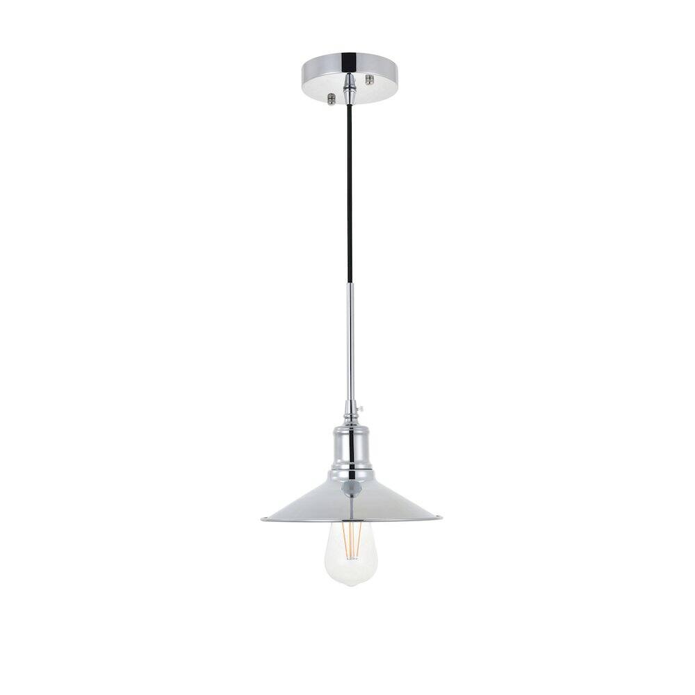 Alt View 8. Living District - Etude 1 Light Chrome Pendant - Chrome.