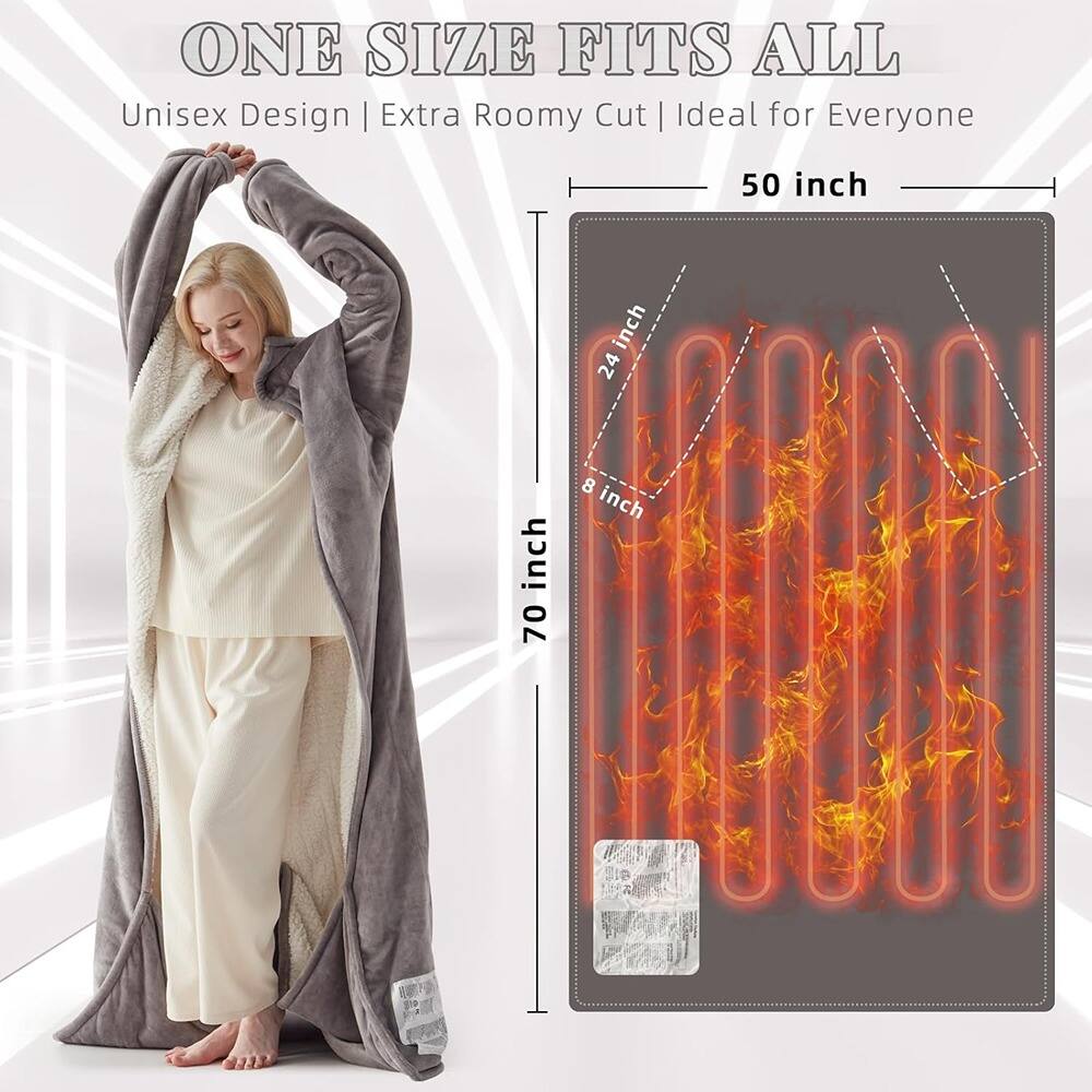 ONE SIZE FITS ALL  
Unisex Design | Extra Roomy Cut | Ideal for Everyone  

50 inch  
24 inch  
8 inch  
70 inch