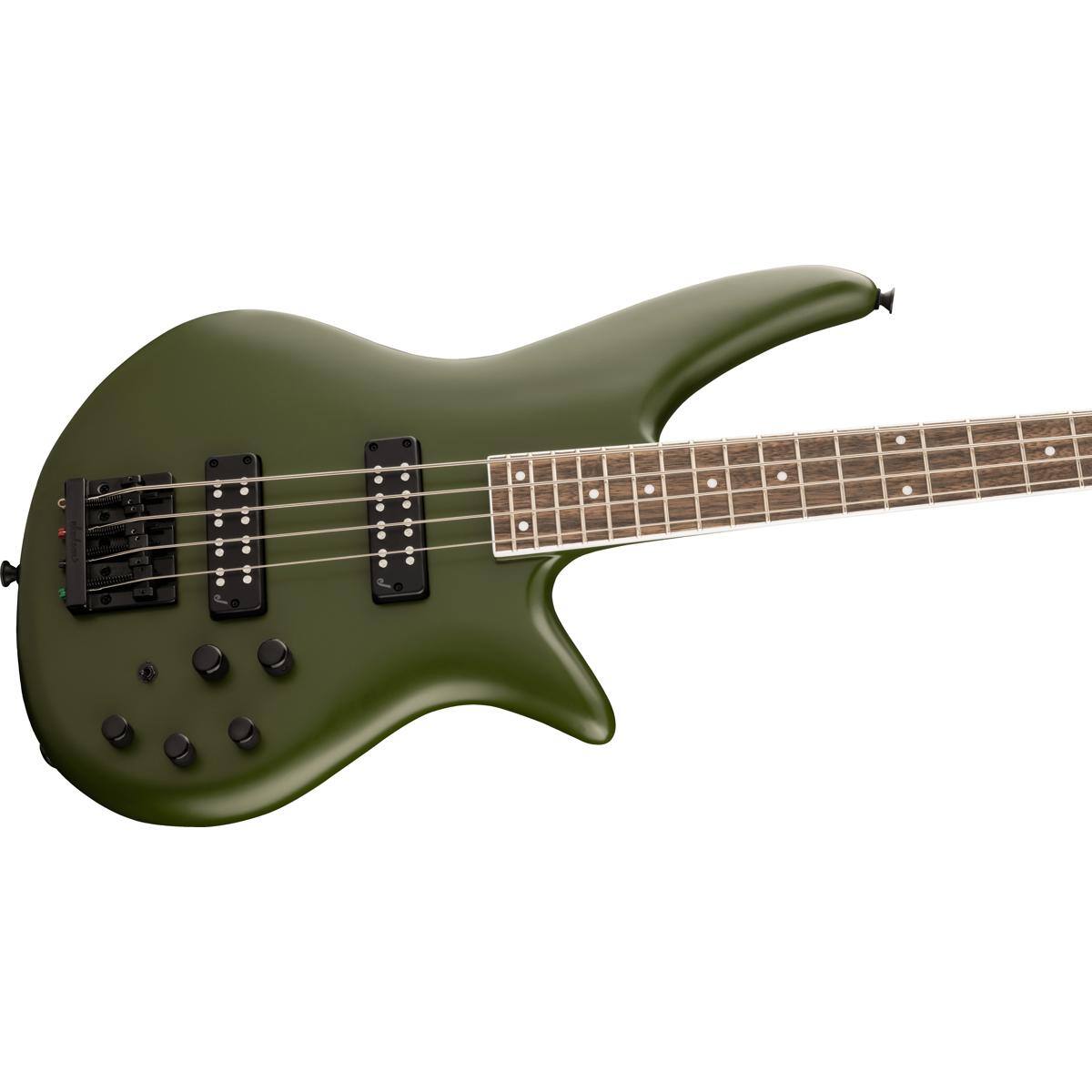 Alt View 4. Jackson - Jackson X Spectra Bass SBX IV Bass Guitar, Matte Army Drab.