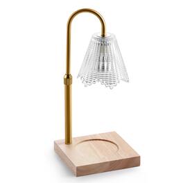 Malletson - Candle Warmer Lamp with Timer Dimmable, Birthday Gifts for Women, House Warming Gifts, Wax Melt Warmer for Jar Candles - golden