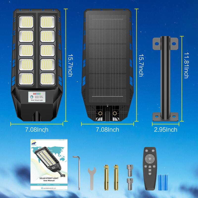15.7 Inch  
15.7 Inch  
11.81 Inch  
0.00 Inch  
Solar Street Light  
7.08 Inch  
7.08 Inch  
2.95 Inch  
LieuE  
C o Se  
SOLAR STREET LIGHT User Manual  
RELIABLE