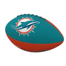 Logo Brands - Miami Dolphins Pinwheel Logo Junior Football - Multicolor