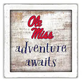 Fan Creations - Ole Miss Rebels 14'' x 13'' Adventure Awaits Money Box - Multicolor