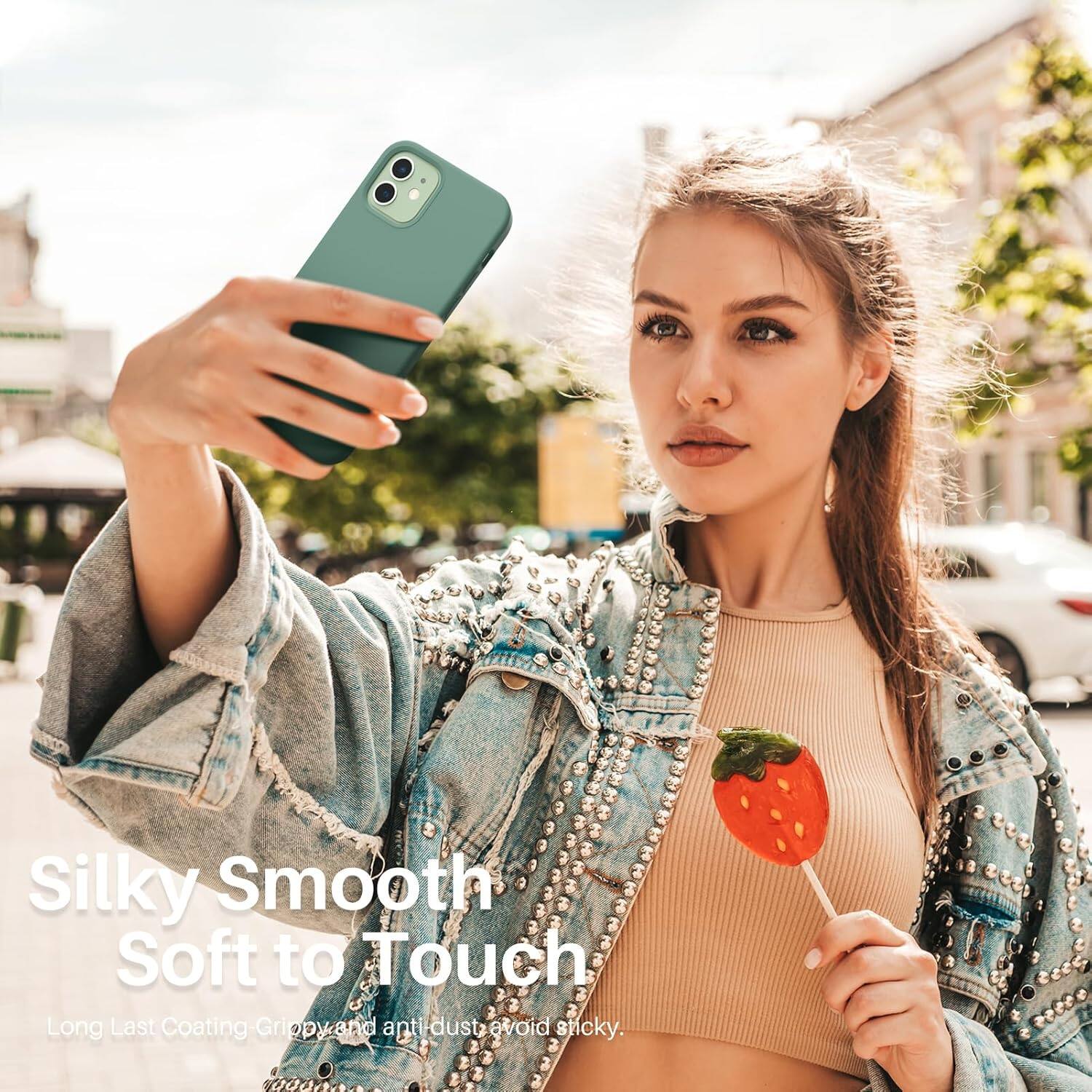 Silky Smooth Soft to Touch. Long Last Coating Grippy and anti dust avoid sticky.