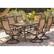 Alt View 19. Hanover - Monaco 7-Piece Patio Dining Set with Six Swivel Rockers and a 68 x 40 in. Dining Table - Tan/Bronze.