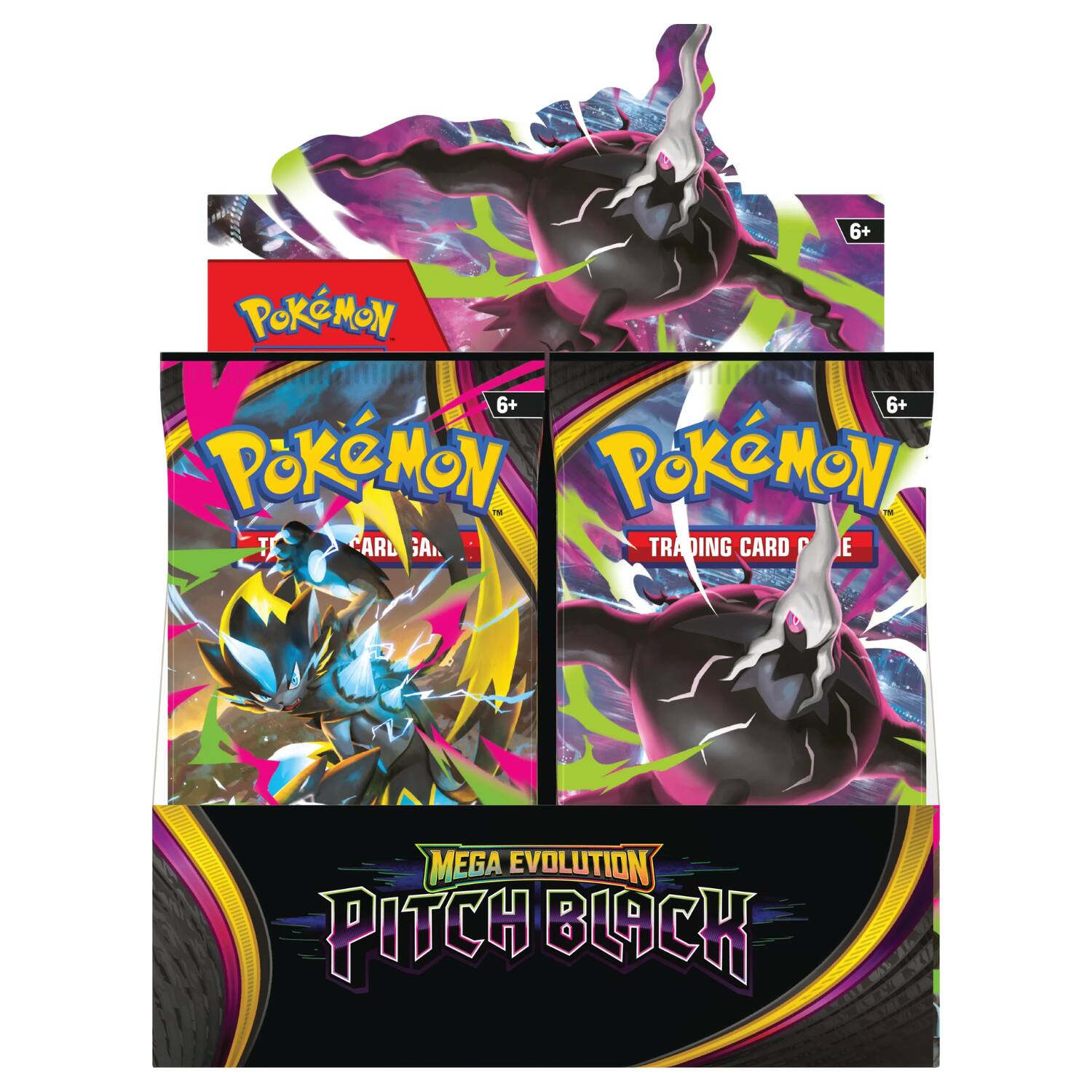 6+ POKEMON TRADING CARD GAME 6+ - POKEMON TRADING CARD GAME MEGA EVOLUTION PITCH BLACK