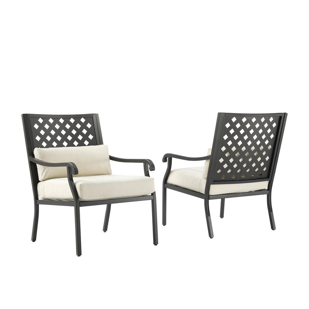 Alt View 7. Crosley Furniture - Alistair 4Pc Outdoor Loveseat Furniture Set - Creme.