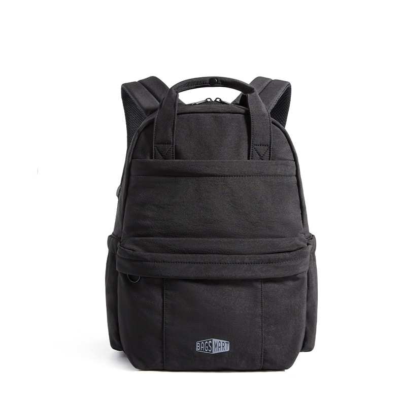 Bagsmart - Lightweight Unisex Casual Backpack, Water-Resistant Daypack Bookbag for 14-15 Inch Laptop, Travel Work Commuter - Black price history on PriceWatchPro