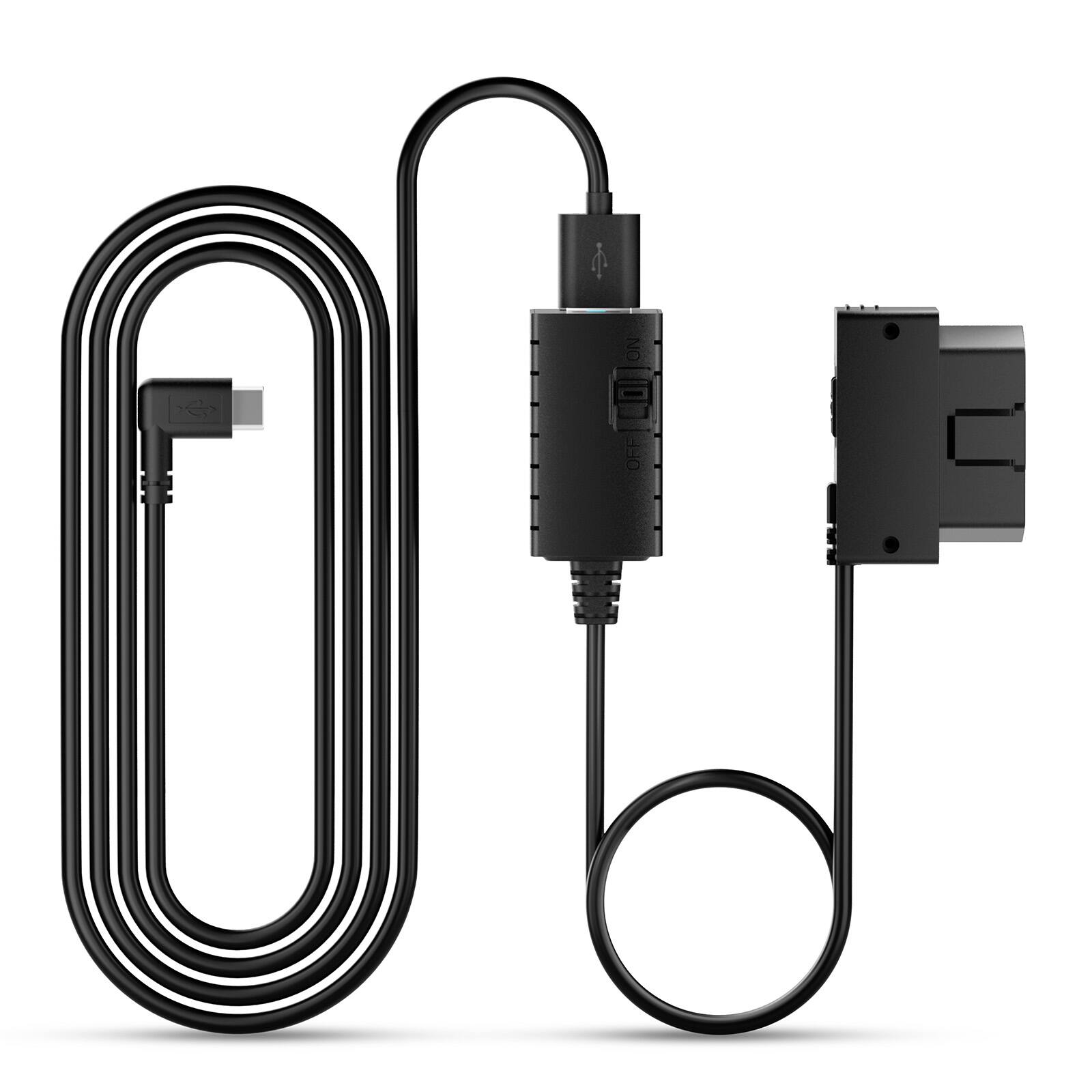 Front. VIOFO - OP100 OBD-II Constant Power Cable for Dash Cam, 24 Hours Surveillance/Acc Mode with Low Voltage Protection, Type-C - Black.