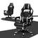 Alt View 17. Costway - Racing Massage Gaming Chair with Footrest - White + Black.