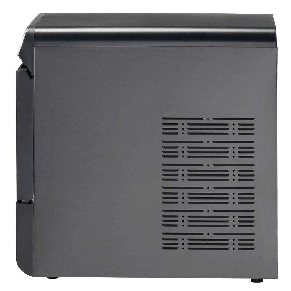 Alt View 7. Loheer - Loheer Nugget Ice Maker Pebble Chewable Ice Machine 37lbs Stainless Steel Countertop - Stainless Steel.