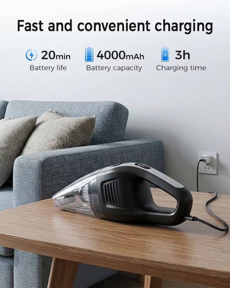 Fast and convenient charging

- 20min Battery life
- 4000mAh Battery capacity
- 3h Charging time