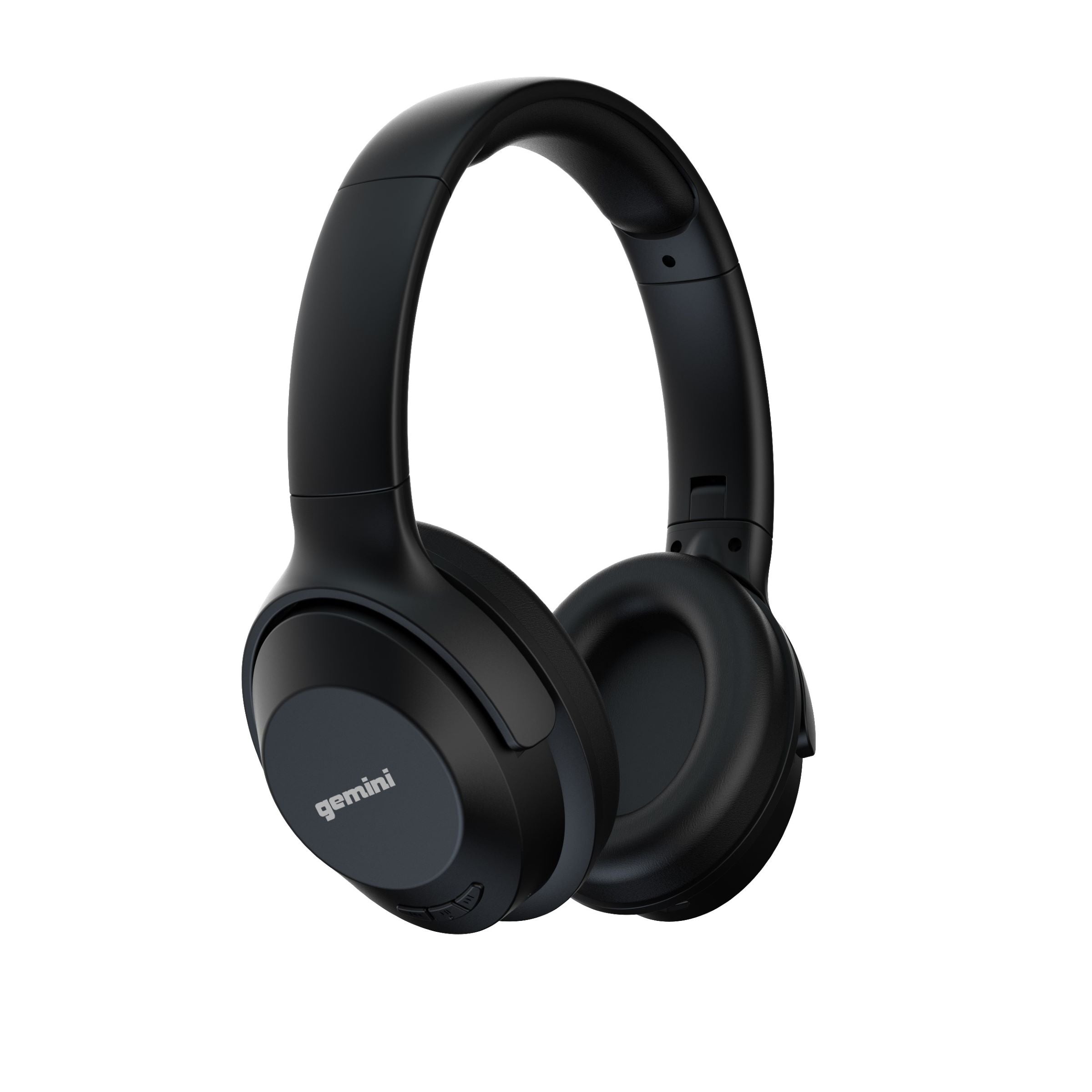 Front. Gemini - GBTX-500 wireless over-ear Bluetooth headphones with built-in mic, 40mm drivers and 3.5mm wired mode - Black.