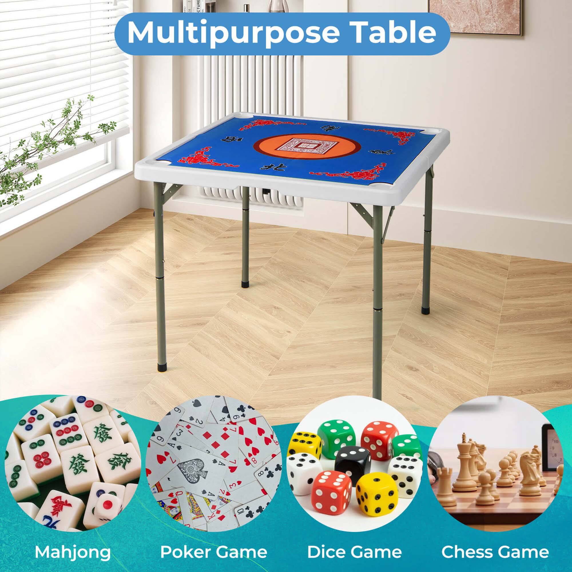 Multipurpose Table

- Mahjong
- Poker Game
- Dice Game
- Chess Game