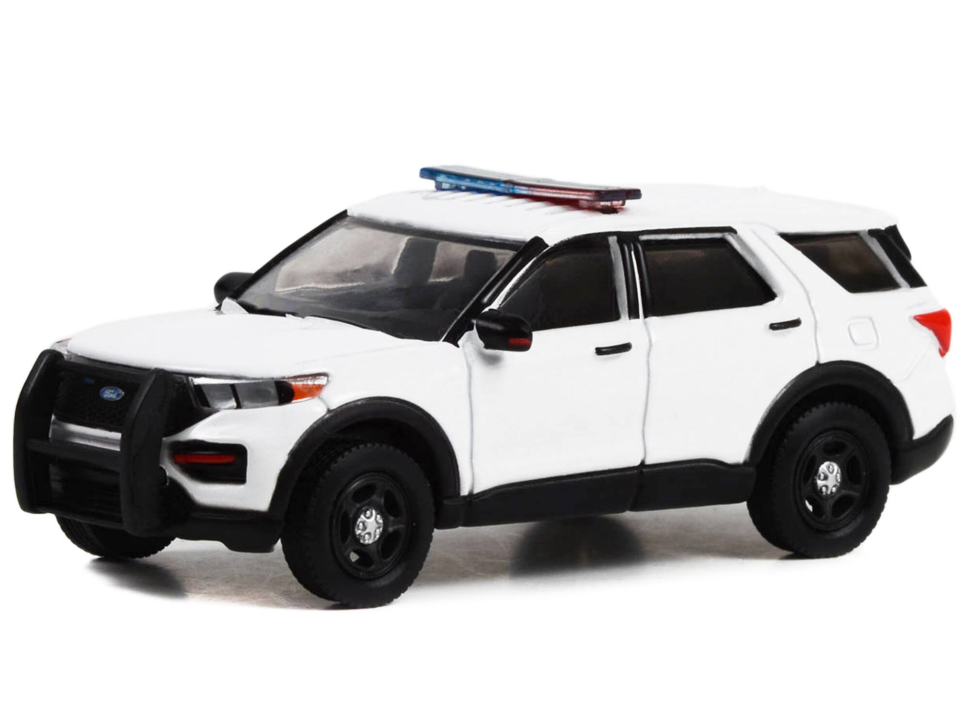 Angle. Greenlight - 2022 Ford Police Interceptor Utility White w/ Light Bar Hot Pursuit Hobby Exclusive 1/64 Diecast Greenlight - Multicolor.