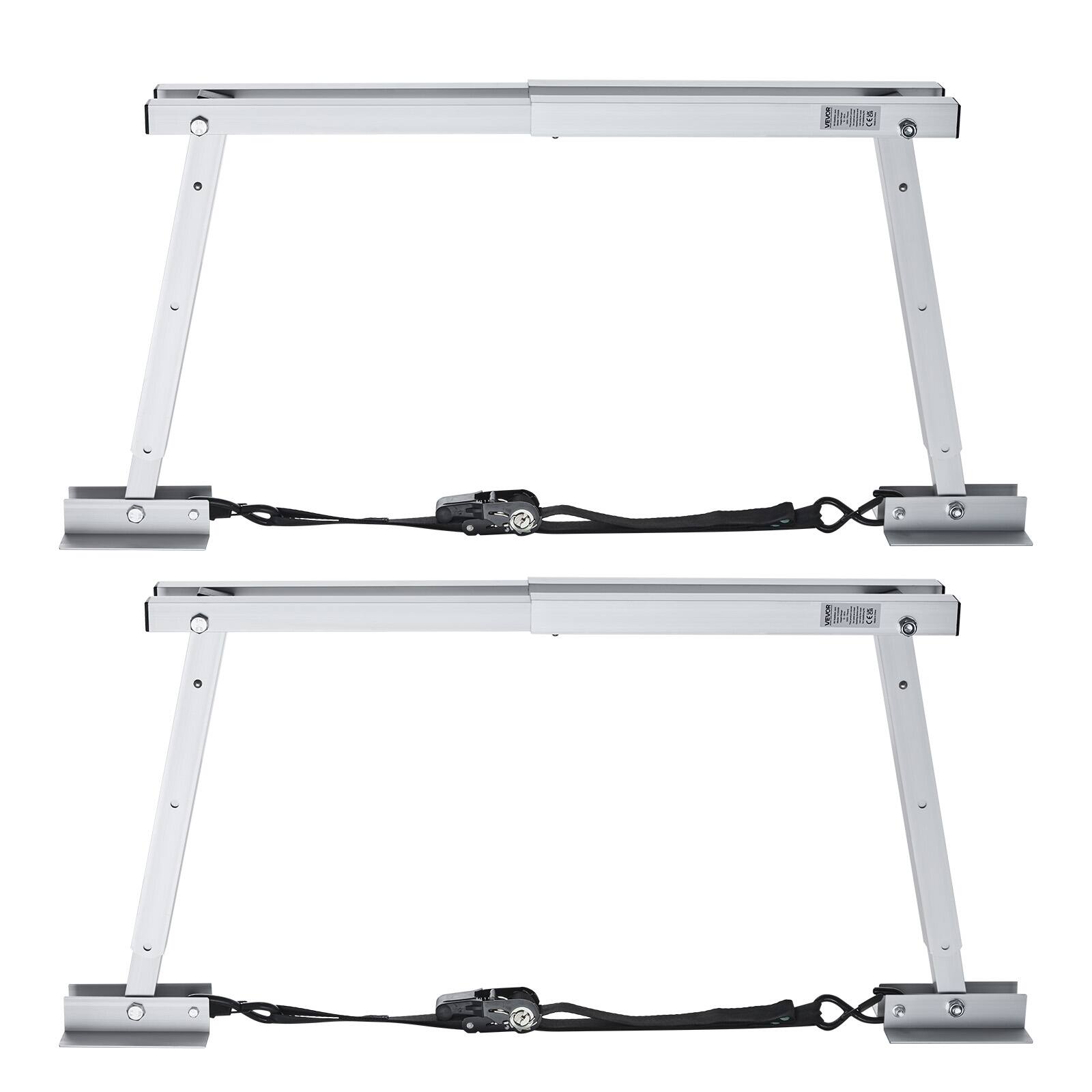 Front. VEVOR - Universal RV Stabilizer,RV Bumper Stabilizer for Trailers, Campers,Fifth Wheel, Compact Foldable Design for Easy Storage - Silver.