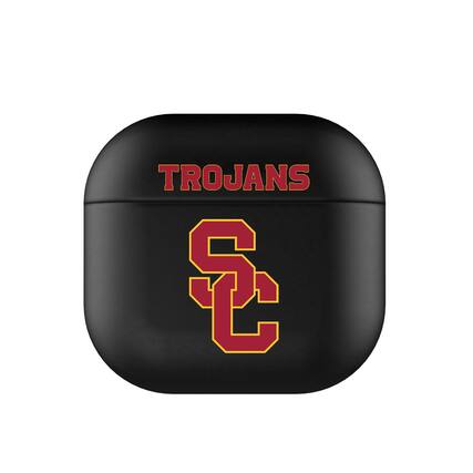 Front. Keyscaper - USC Trojans USC Trojans Insignia AirPods 4th Generation Case Cover - No Size - Black.