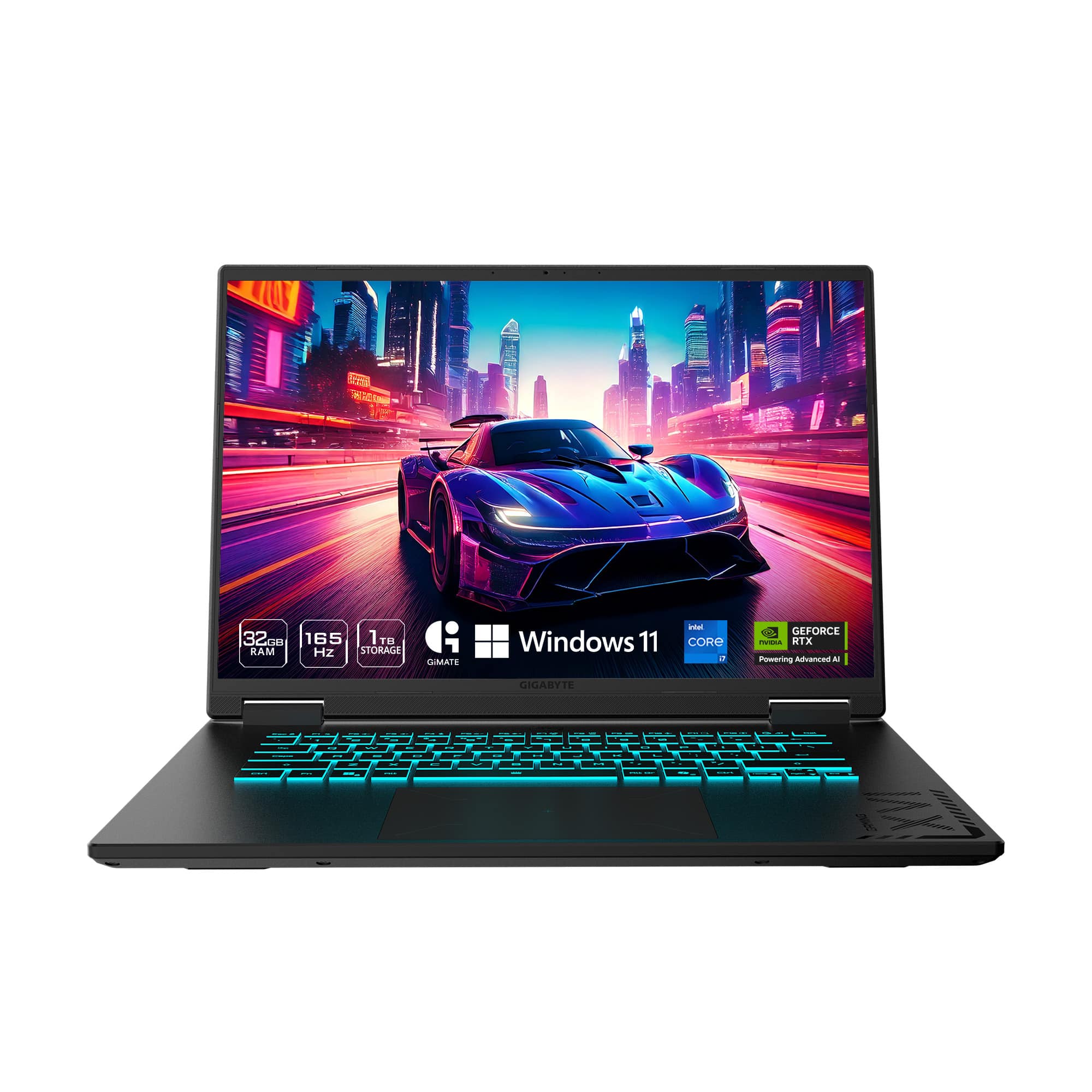 GIGABYTE - GAMING A16 CWHI3US864SH 16" 2K Gaming Laptop - Intel i7 13620H 2023 - 32GB RAM - Nvidia RTX 5070 - 1TB Storage