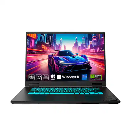 O ICON 32GB 165Hz STORAGE 1TB CMARE Windows 11 Intel Core - GEFORCE - REX rowering Auanes - 1 GIGABYTE