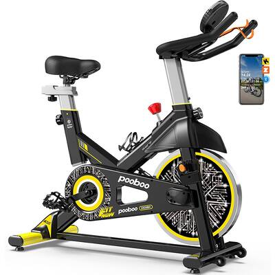 Pooboo Adjustable Exercise Bike, Indoor Cycling Bike for Home Pooboo Adjustable Exercise Bike, Indoor Cycling Bike for Home