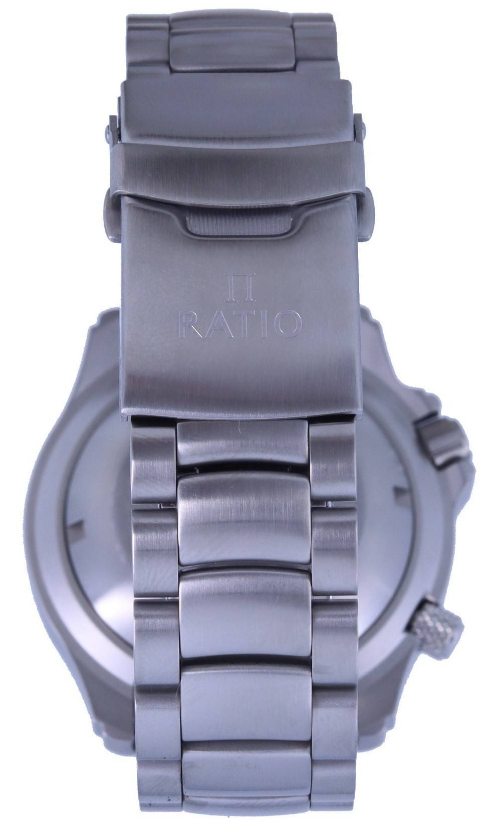 Back. RATIO - FreeDiver Helium Safe 1000M Blue Dial Stainless Steel Automatic 1066KE26-33VA-BLU Men's Watch - Blue.