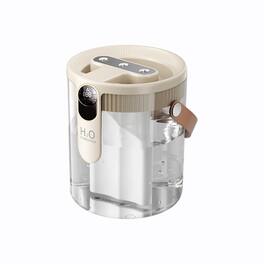 Cluzine - 3-Nozzle Humidifier with Digital Display, Large Tank, Easy Fill, for Bedroom Office