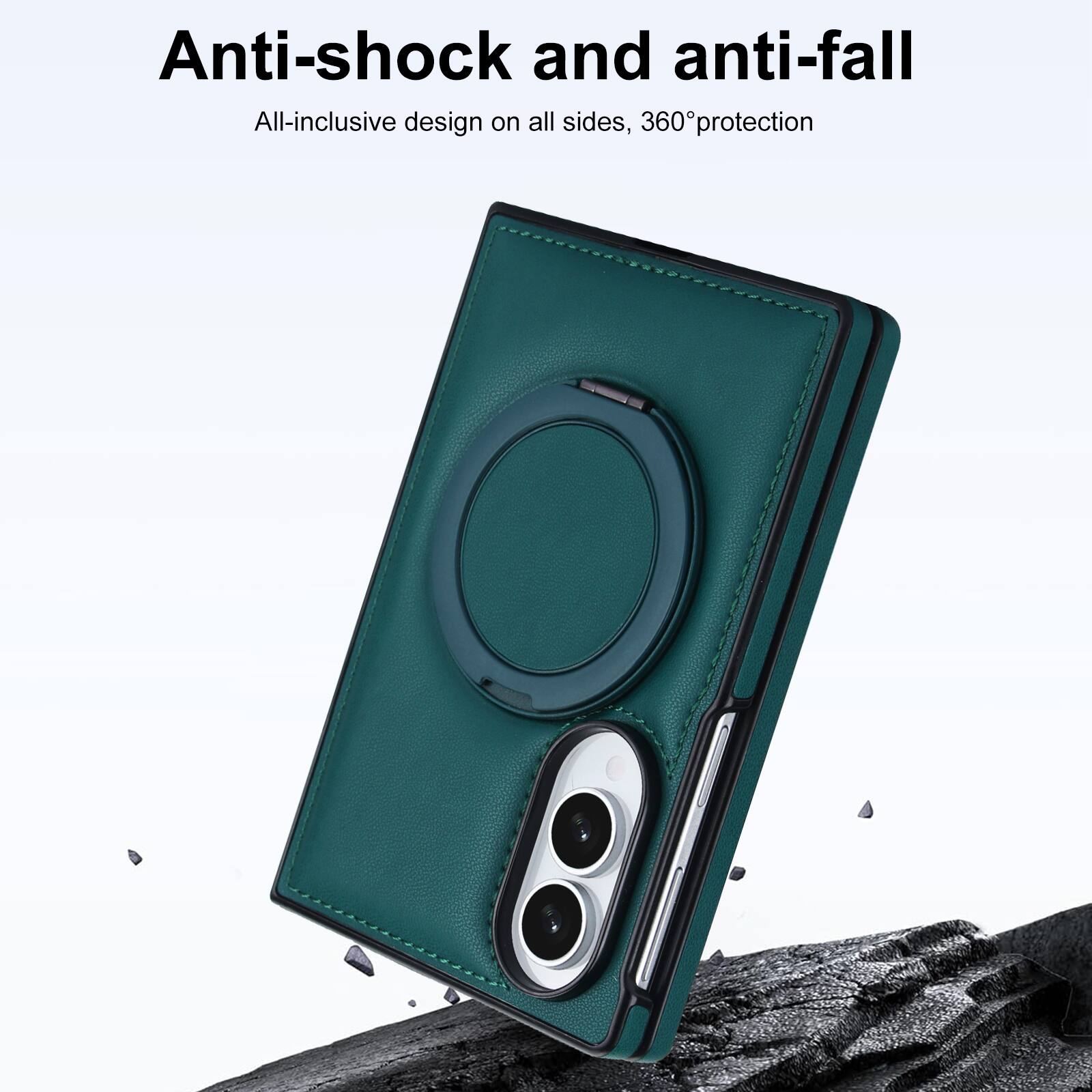 Anti-shock and anti-fall  
All-inclusive design on all sides, 360° protection