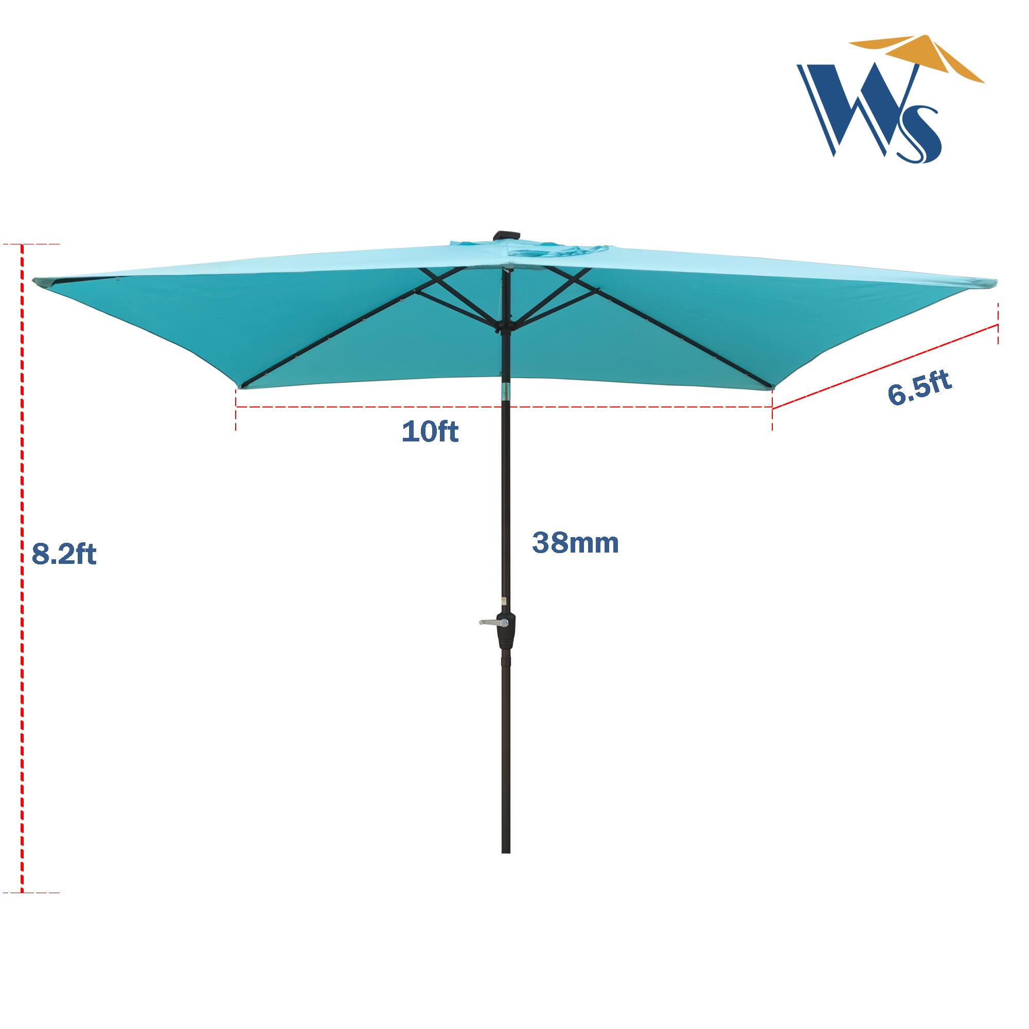WS 10ft 6.5ft 8.2ft 38mm