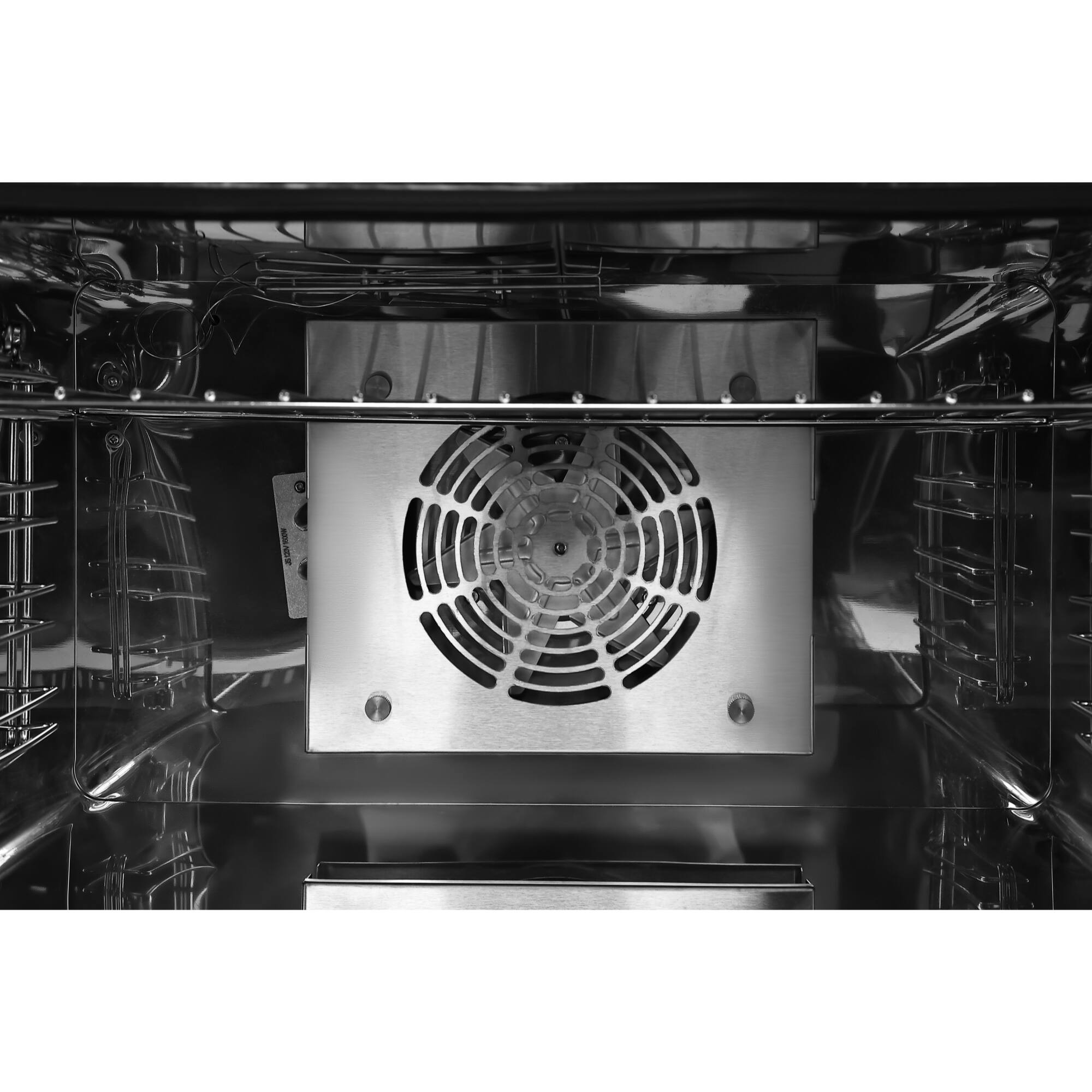 Alt View 6. Koolmore - Countertop Convection Oven for Half-Size Pans with 4 Racks 1600W of Power in Stainless-Steel (KM-CTCO-15) - Stainless Steel.