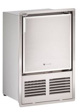 U-Line - 14" 23-Lb. Freestanding Ice Maker - Stainless Steel