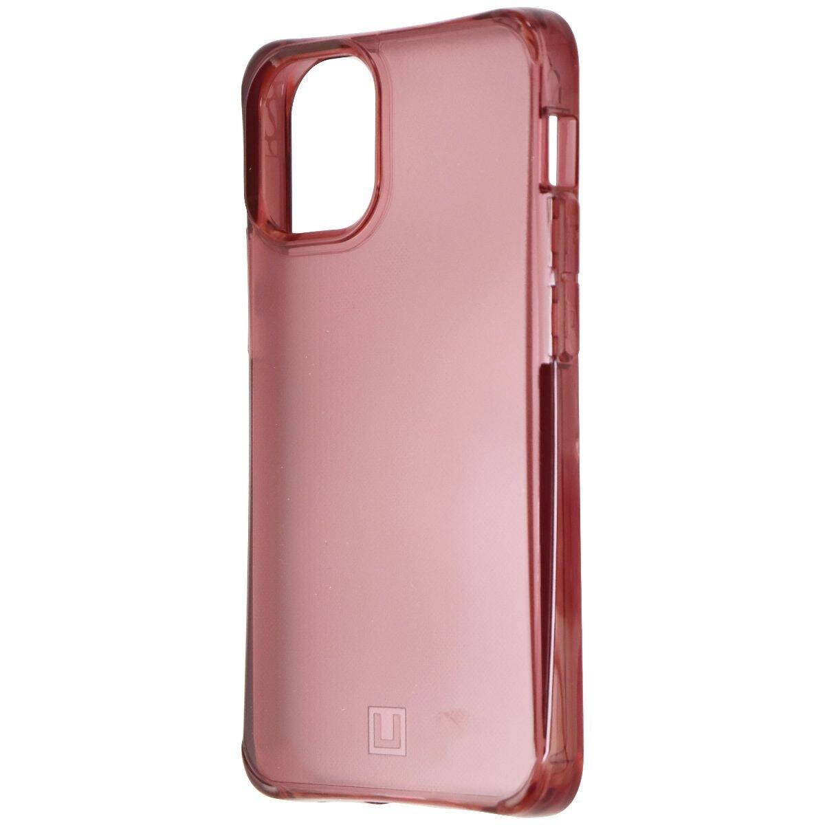 Left. Urban Armor Gear - UAG Mouve Series Hybrid Case for Apple iPhone 12 mini - Matte Aubergine - Matte Aubergine.