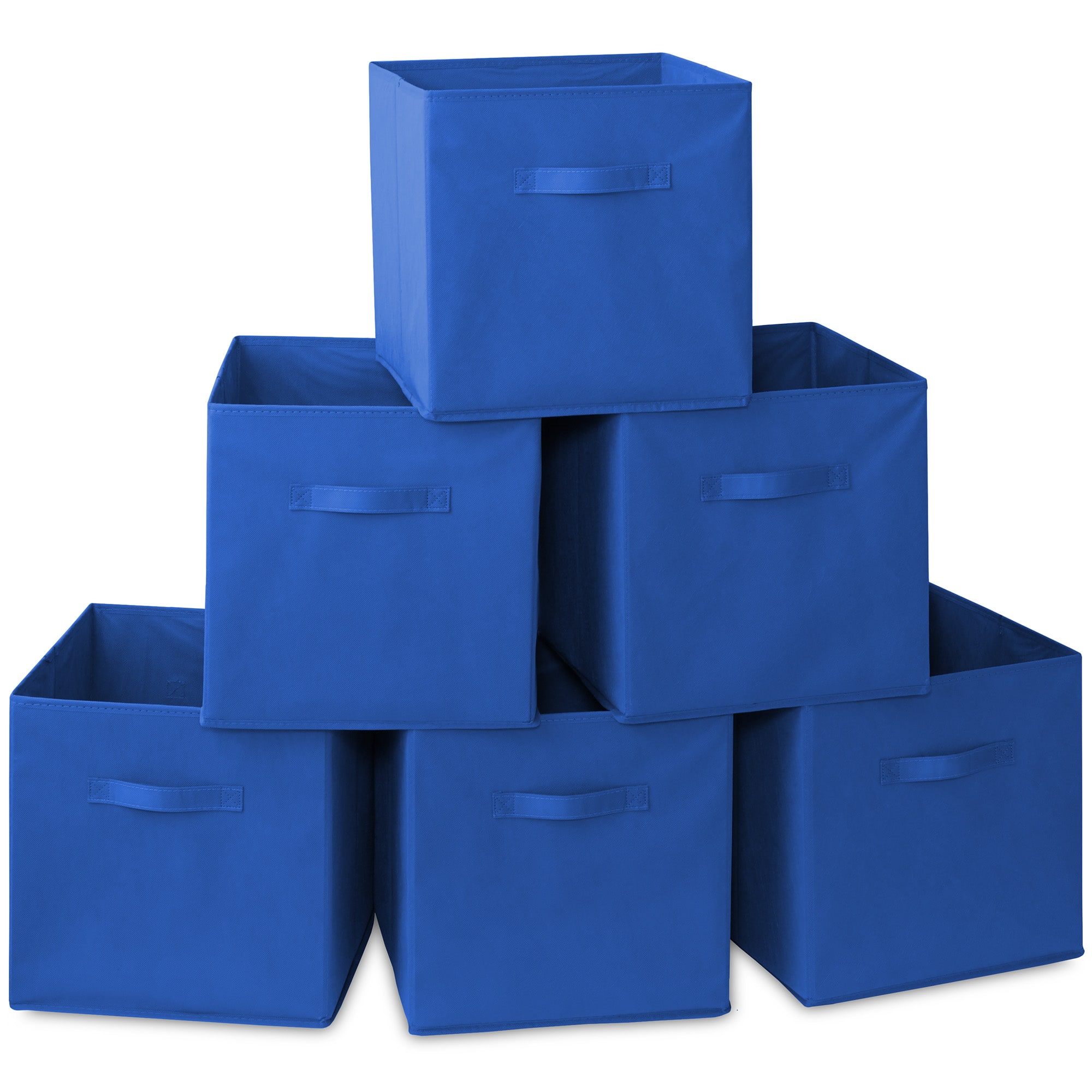 Photos - Other Decoration Fabric Casafield -  Collapsible  Cubes - Storage Bins - Royal Blue STO-13CC-ROYL (Set of 6)
