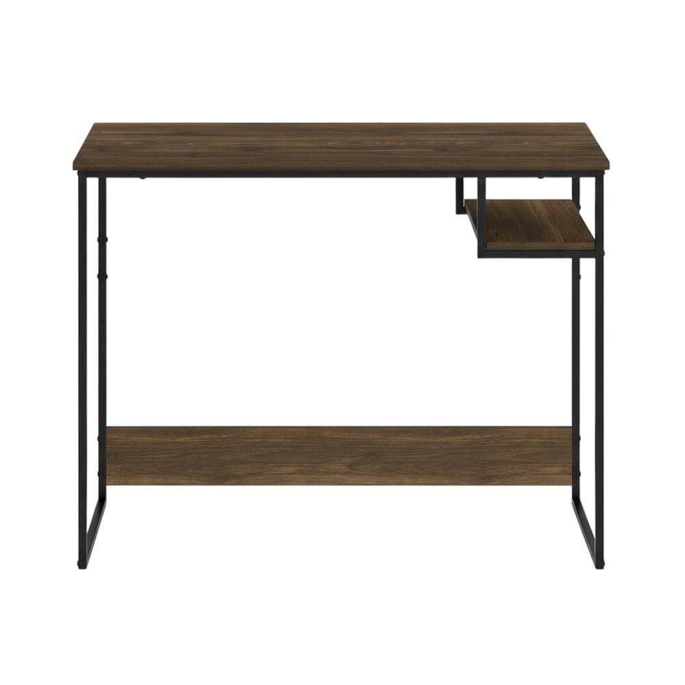 Back. BisonOffice - Wooden Study Desk In Columbia Walnut Finish For Home Office Use - Brown.