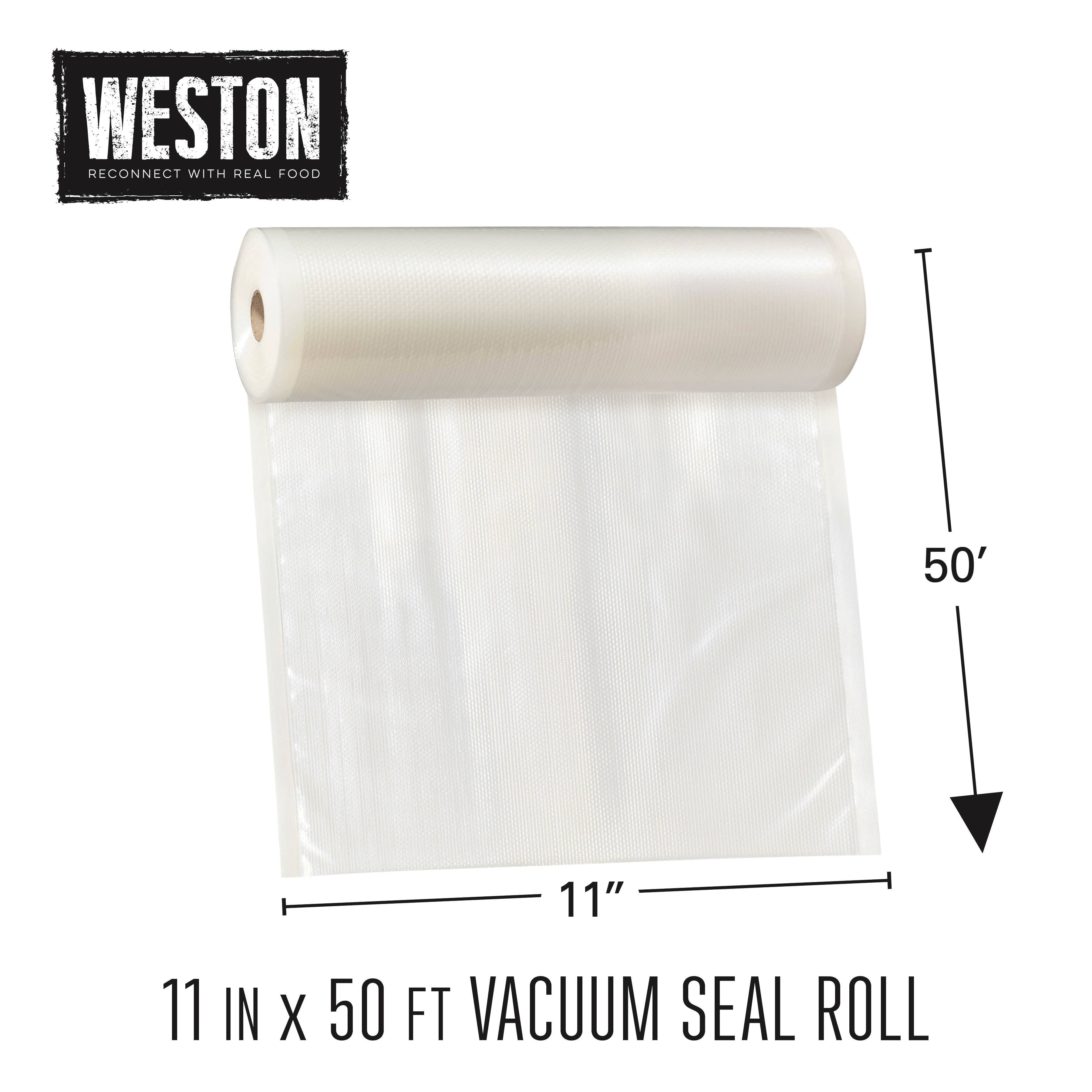 WESTON  
RECONNECT WITH REAL FOOD  

11 IN x 50 FT VACUUM SEAL ROLL