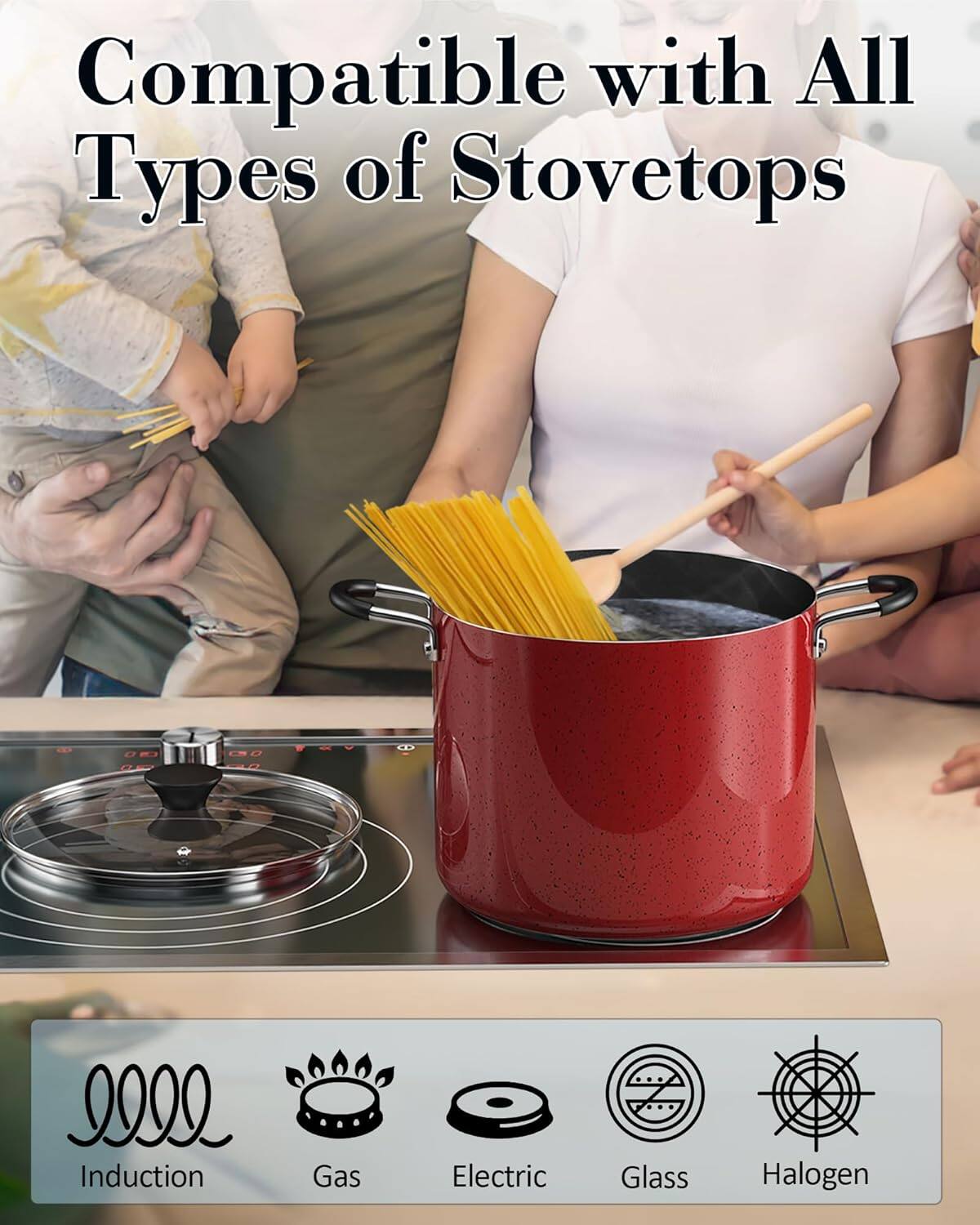 Compatible with All Types of Stovetops

CE LRD 2022

Induction Gas Electric Glass Halogen