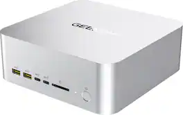 GEEKOM - A9 Mega mini pc AMD Ryzen™ AI Max+ 395 processor, Radeon™ 8060S Graphics,128GB Quad-Channel RAM, 2TB SSD - Silver