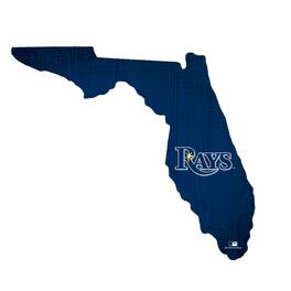 Fan Creations - Tampa Bay Rays 12" Logo State Sign - Multicolor