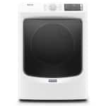 Maytag - 7.3 Cu. Ft. Stackable Gas Dryer with Extra Power Button - White