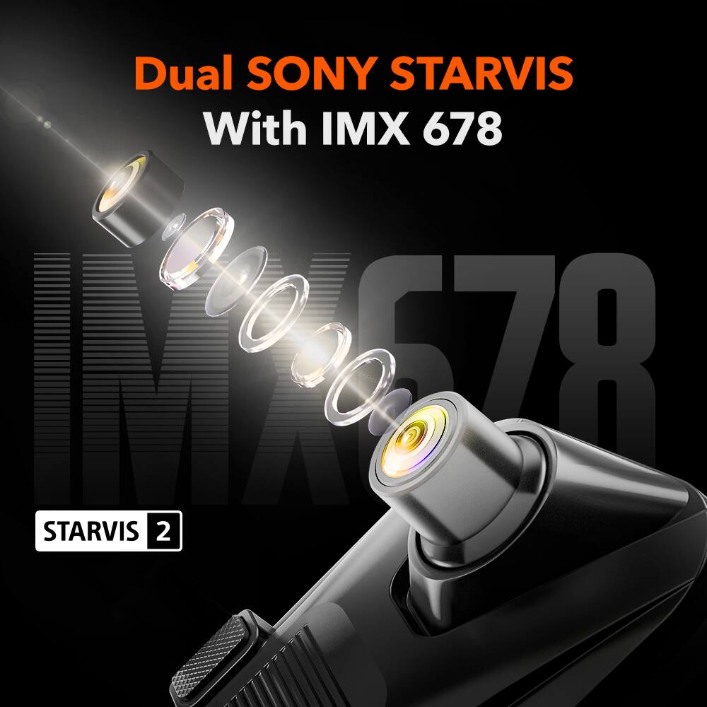 Dual SONY STARVIS  
With IMX 678  

STARVIS 2