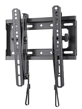 Front. ErgoAV - Up to 43″ Tilt TV Mount - Black.