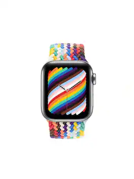 Apple - Watch Braided Solo Loop 40mm - Size 9 - Multicolor