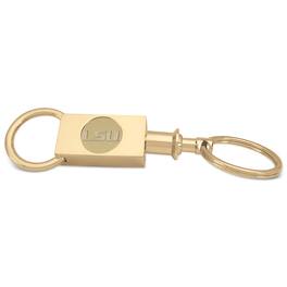 Jardine - LSU Tigers Two-Section Key Ring - Gold