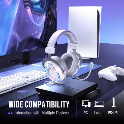 WIDE COMPATIBILITY  
Interaction with Multiple Devices  
PC Laptop PS4 / 5
