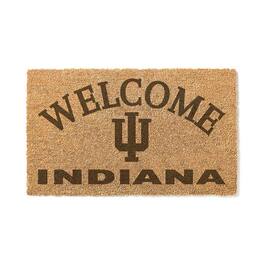 Jardine - Indiana Hoosiers 18" x 34" Welcome Coir Doomat - Brown