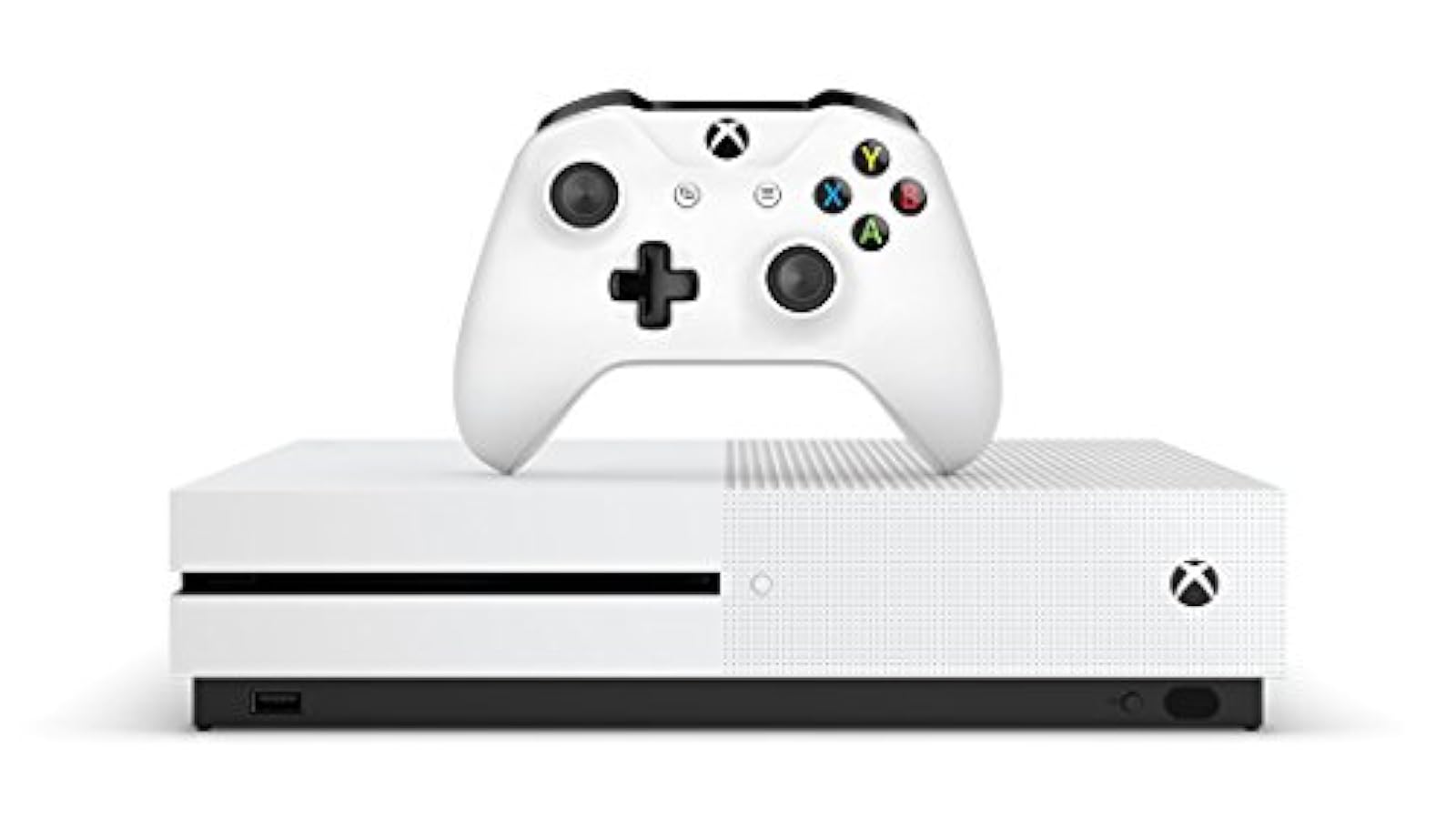 Alt View 1. Microsoft - Microsoft Xbox One S 500GB White Console NFL 17 And FIFA 17 - White.
