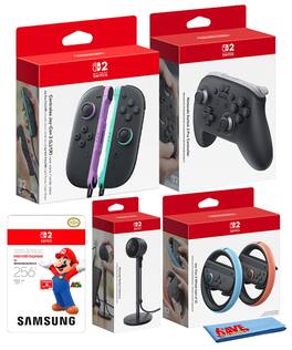 Switch 2 Joy-Con Bundle 256GB Pro Controller Camera Wheel - Nintendo Switch 2