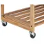 Alt View 13. TRINITY - Bamboo 3-Bag Laundry Cart Bronze Poles - Bronze.